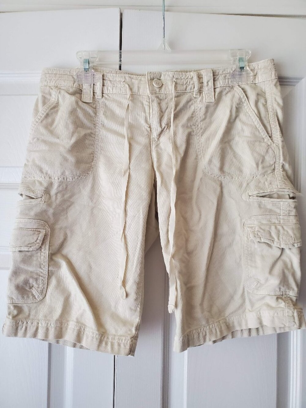 American Eagle Ultra Low Rise Cargo Shorts Y2K